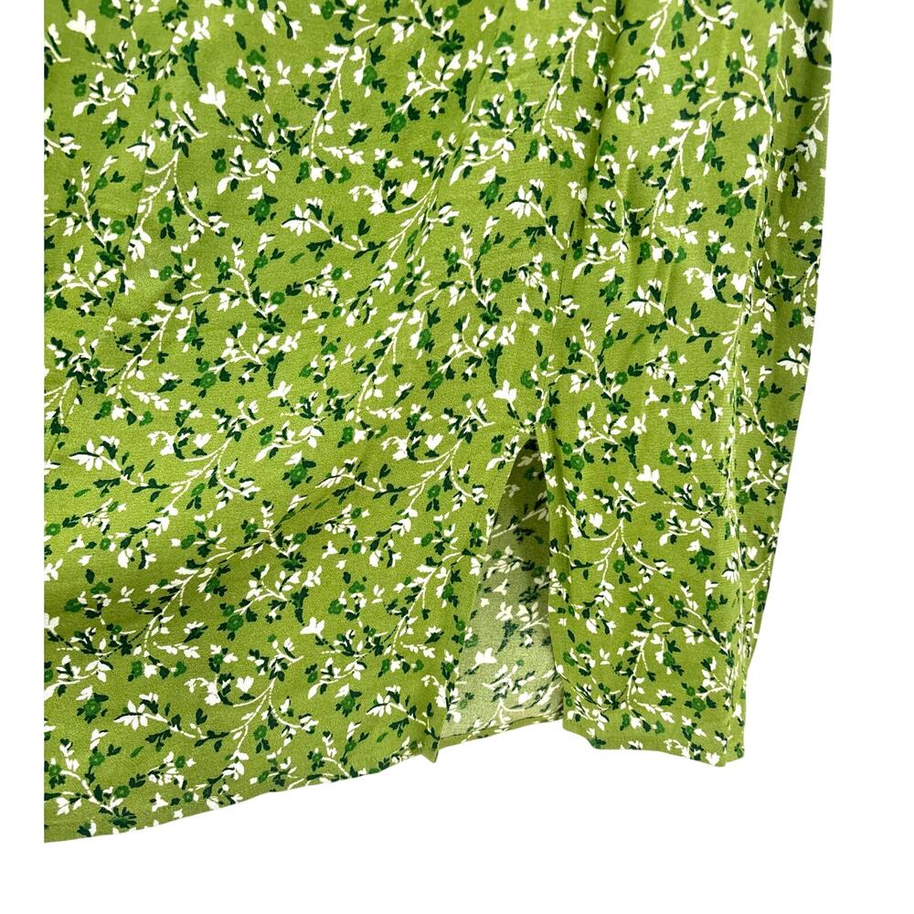 Reformation Noha Dress in Samantha green 2 - Picture 7 of 9
